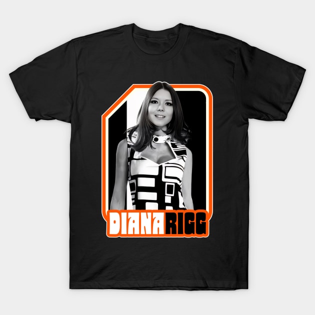 Dame Diana Rigg T-Shirt by darklordpug